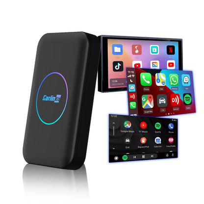 Wireless CarPlay Adapter for iPhone – Convert Wired to Wireless, Black