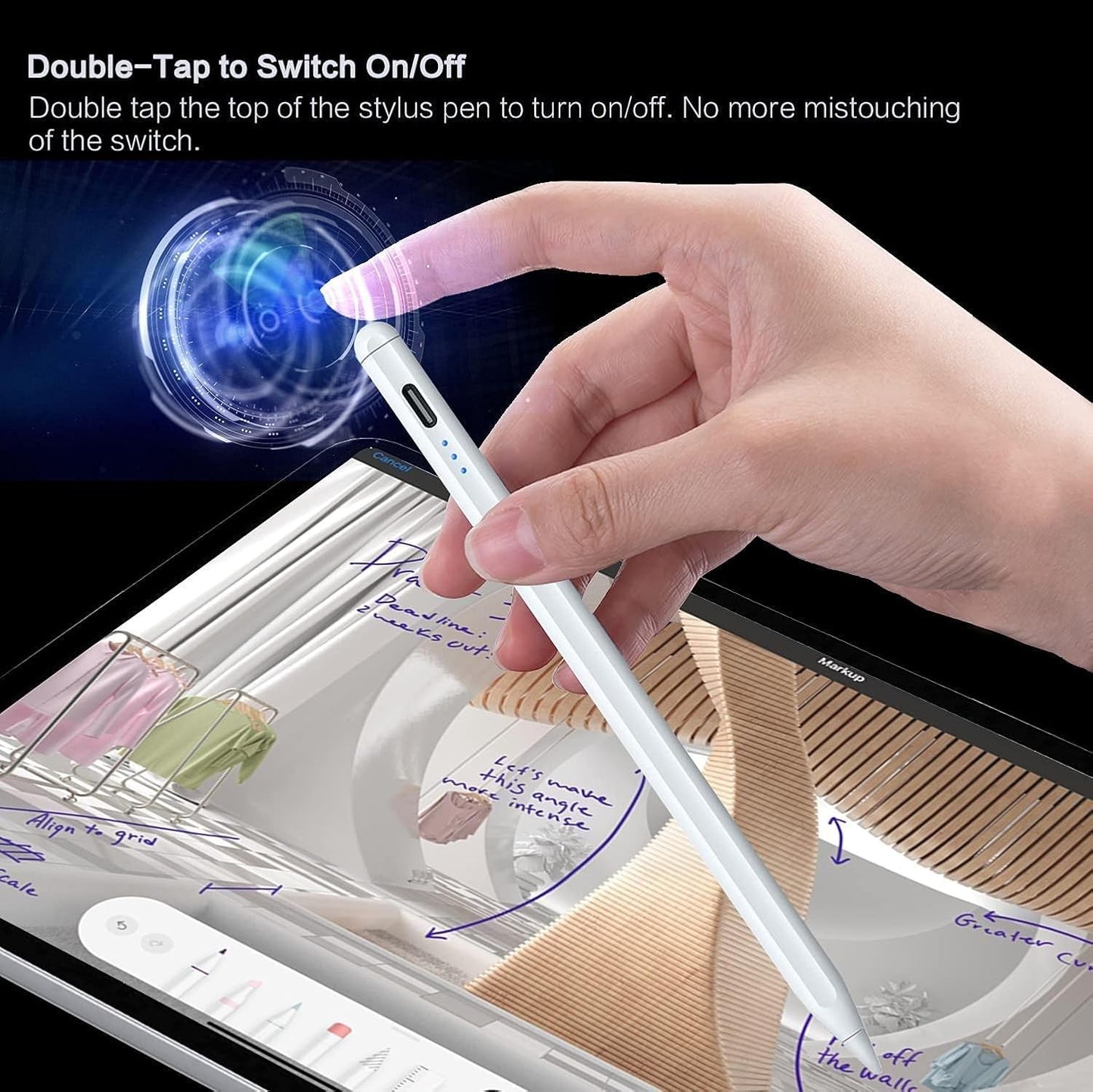 Stylus Pen for iPad (6–10 Gen, Pro, Air, Mini) + Free Gift  Handsfree
