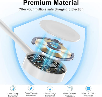 Pack of 2 Apple Watch Charger – USB Magnetic Wireless Fast Charging Cable 3.3FT