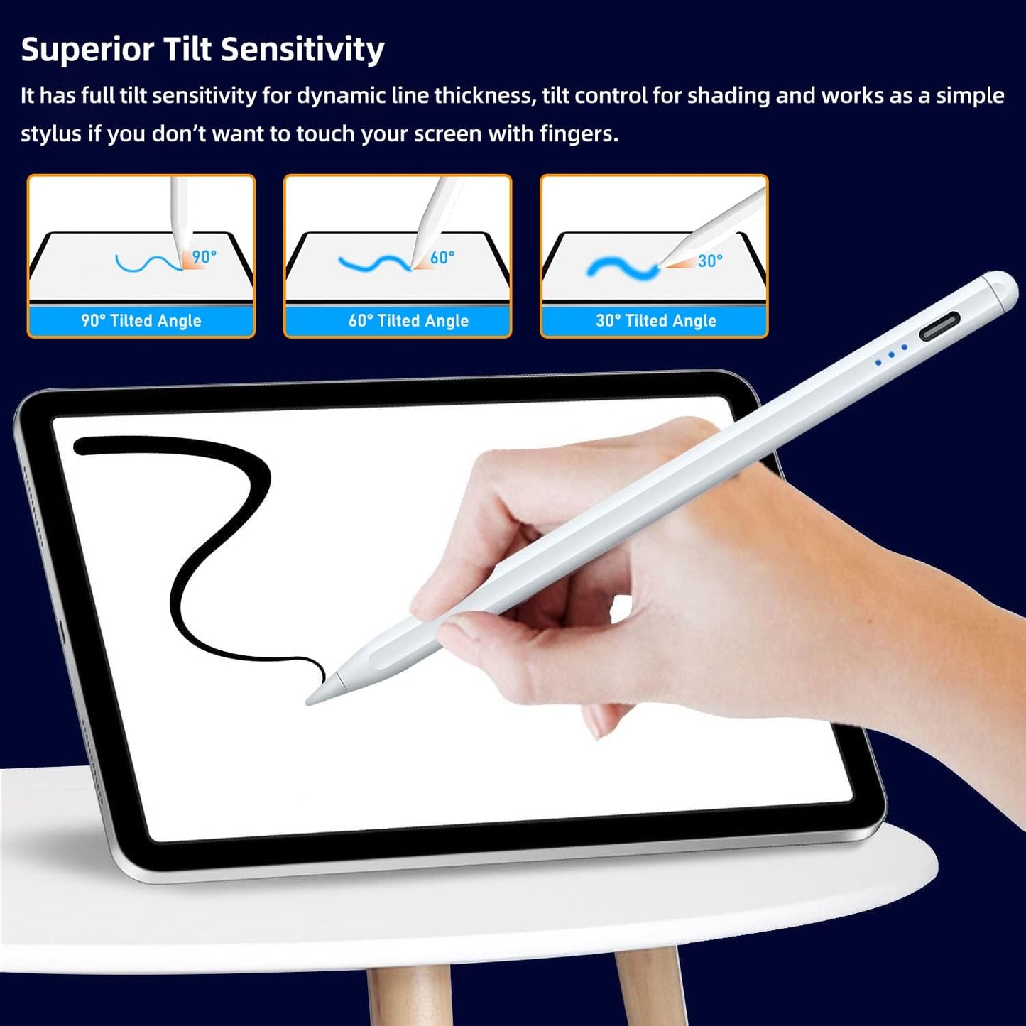 Stylus Pen for iPad (6–10 Gen, Pro, Air, Mini) + Free Gift  Handsfree