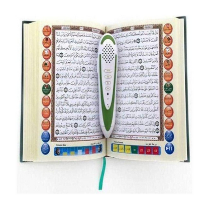 Quran Reading Pen with Medium Size Quran – Easy Learning & Recitation