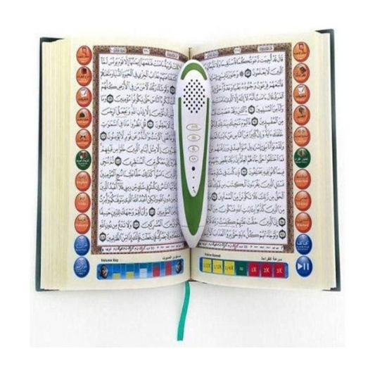 Quran Reading Pen with Medium Size Quran – Easy Learning & Recitation